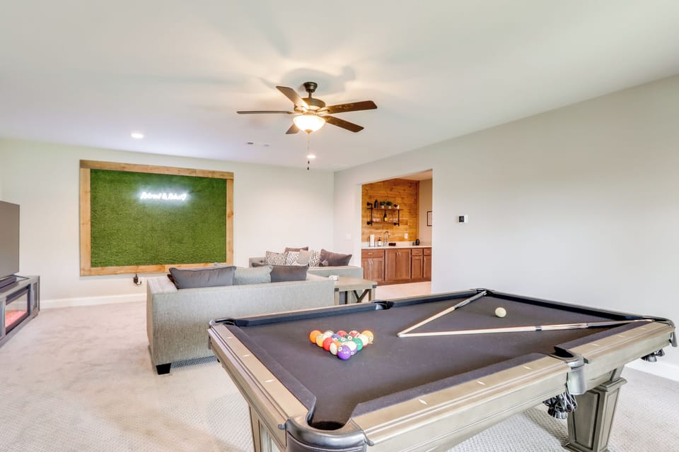 Game Room | Pac-Man Arcade Table | Selfie Wall | Lower Floor