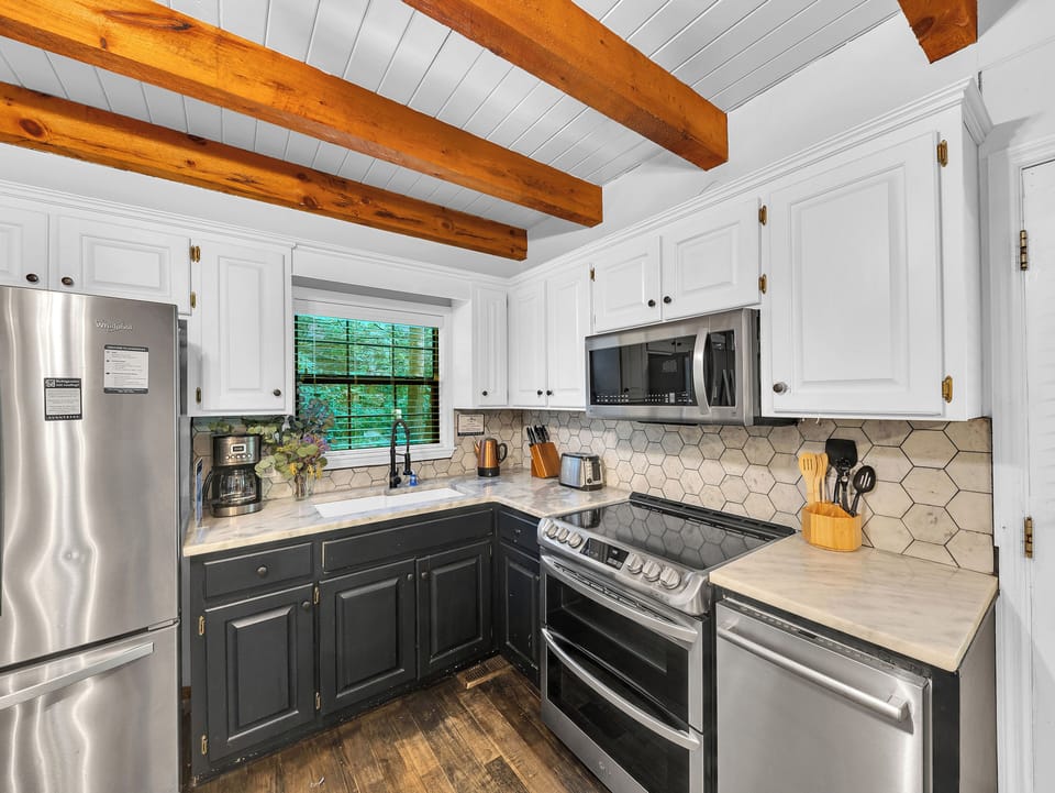 Fully-equipped kitchen.