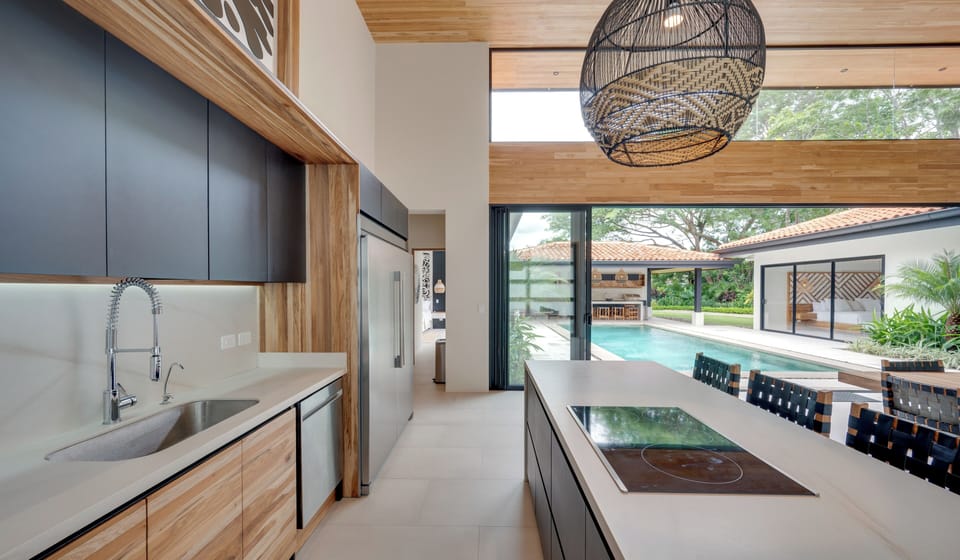 Open aired kitchen  at Reserva de Golf 74