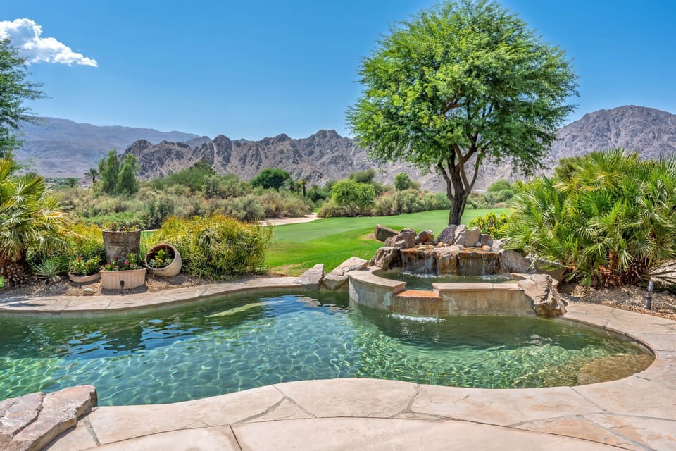 Pool/spa fairway and Santa Rosa view
