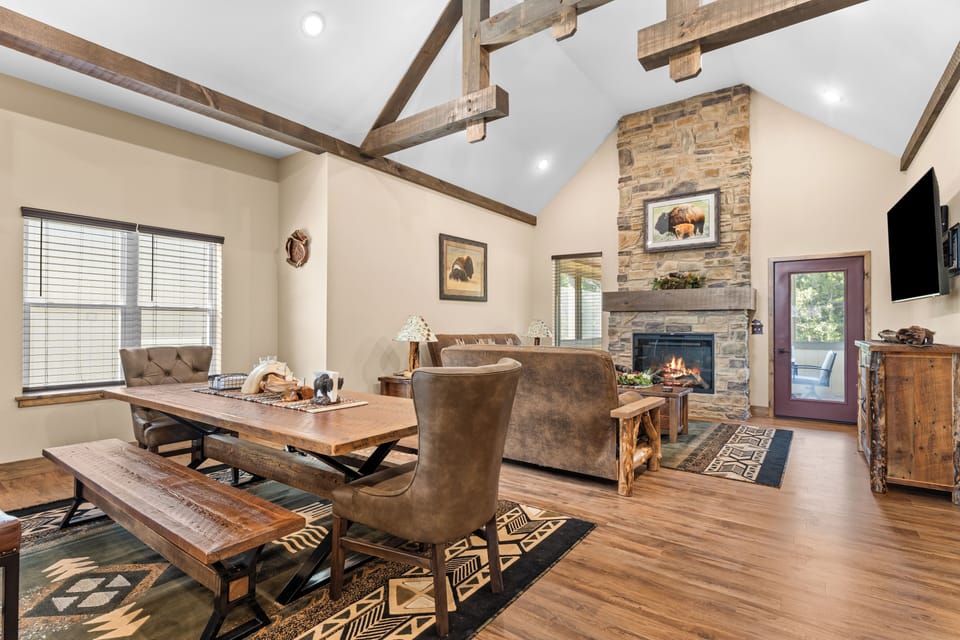 Plenty of seating for family and friends