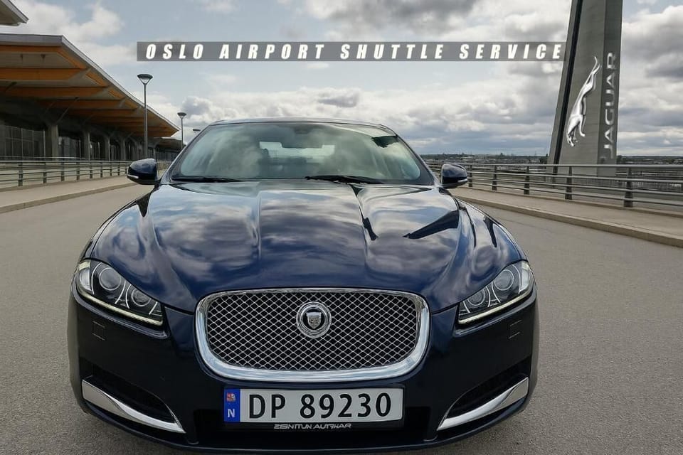 Jaguar XF 2016 Available for Car Rental & Oslo Airport Shuttle Service. 