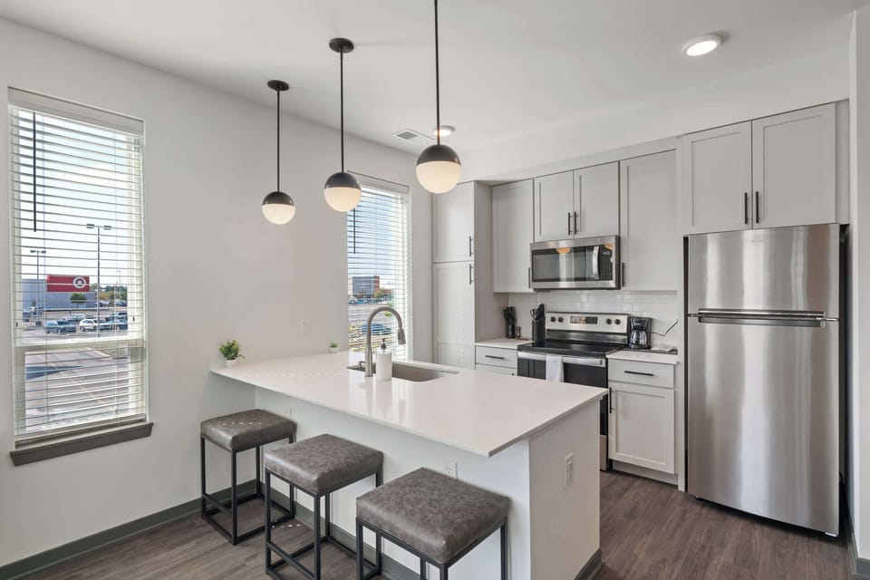 Kitchen and dining area