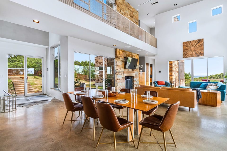 Stunning indoor dining area for shared meals