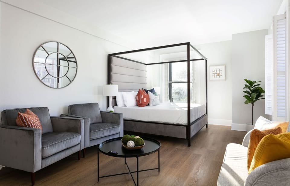 Elegant sleeping bedroom