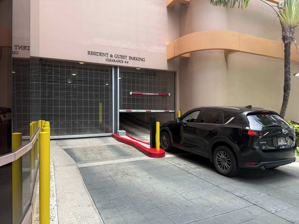 Parking entry