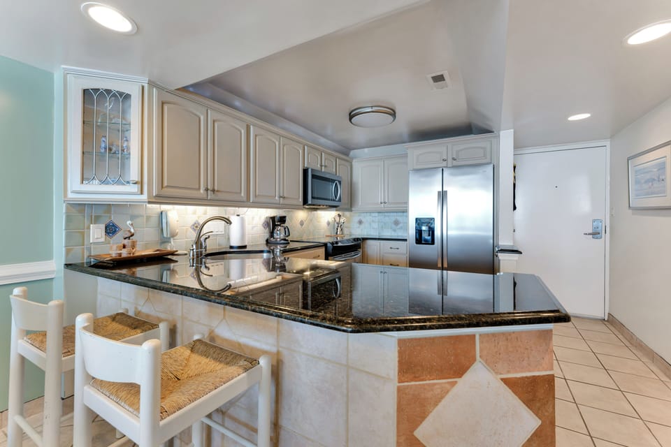 Well-equipped kitchen