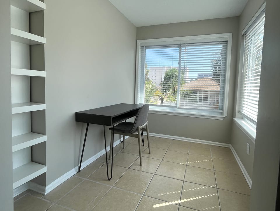 2nd FL - Bedroom #1 - Enclosed Balcony (work/flex space)
