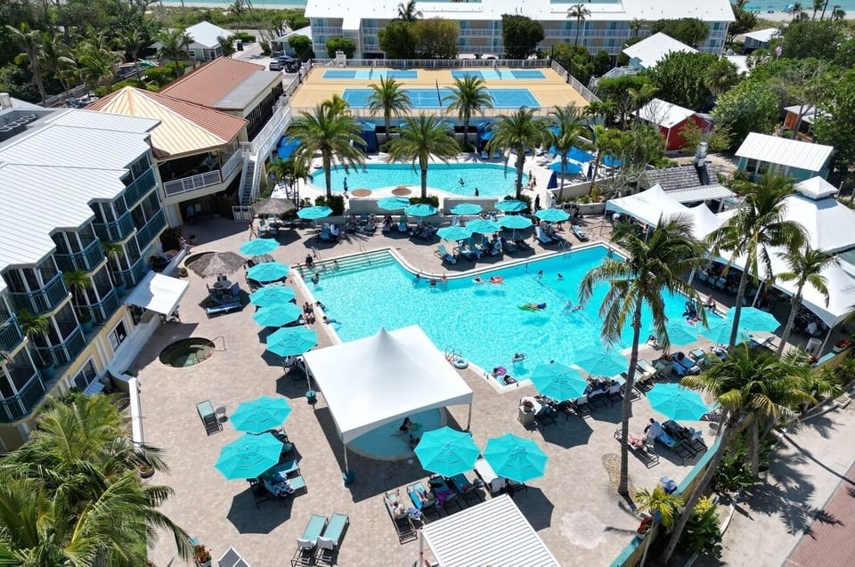 Soak up sunshine beside the expansive resort-style pool oasis.