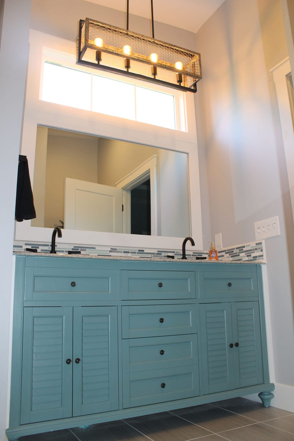 Main floor master bathroom (shower unit not pictured)