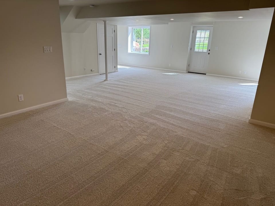 Very spacious walk out basement has  large open space and a ton of storage