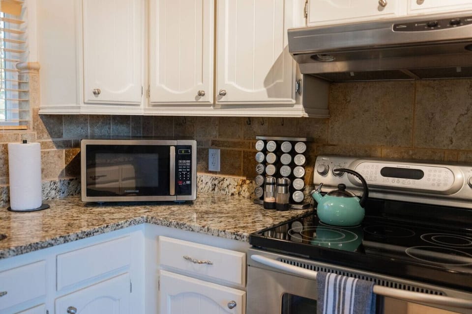 Fully stocked kitchen