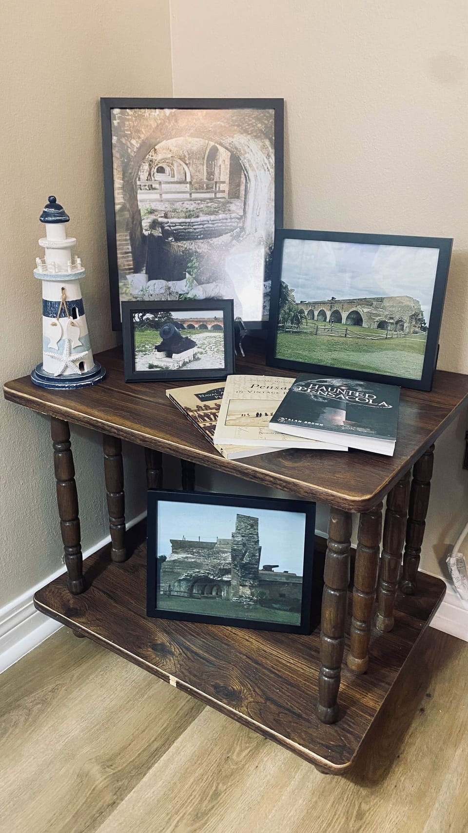 Local photos and history books of Ft Pickens to help plan a day at the forts.