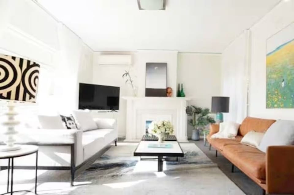 a larger living room 