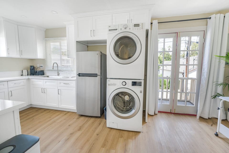 Washer and dryer in unit