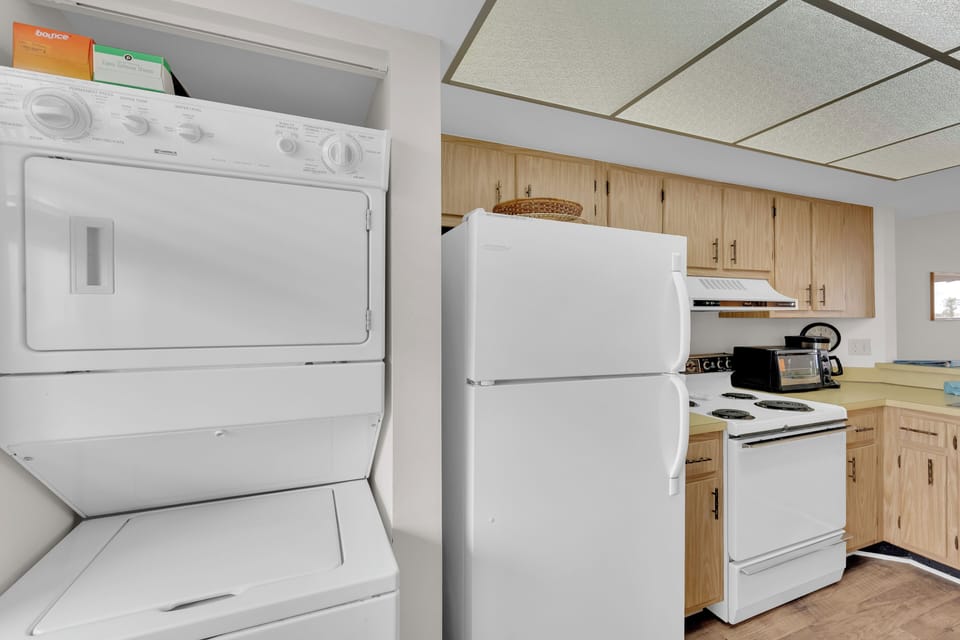 Washer and dryer in unit