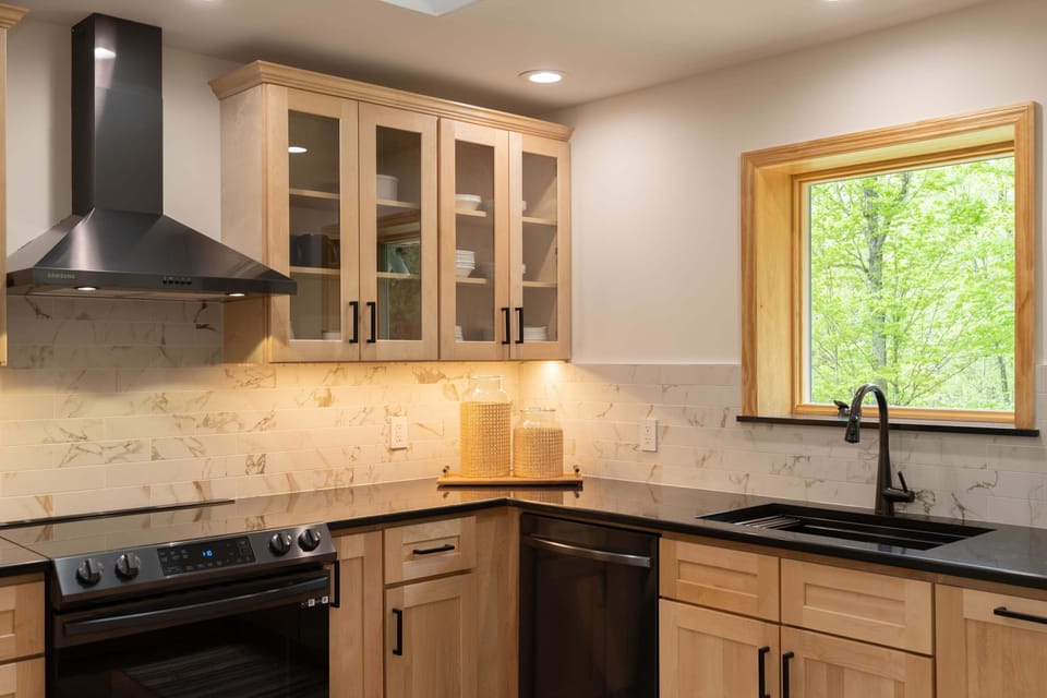 Kitchen | Refrigerator, Stove, Dishwasher, Toaster, Waffle Iron, Coffee maker