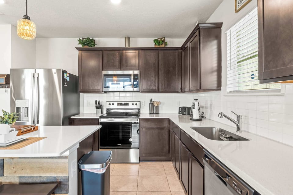 Prepare your favorite meals in the full kitchen