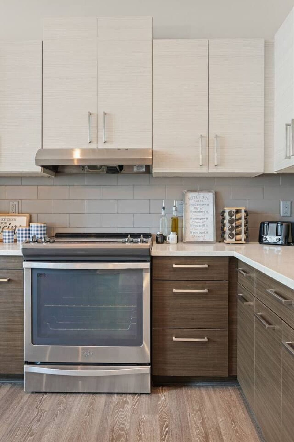 Sleek modern design and chef-worthy appliances await your culinary adventures!