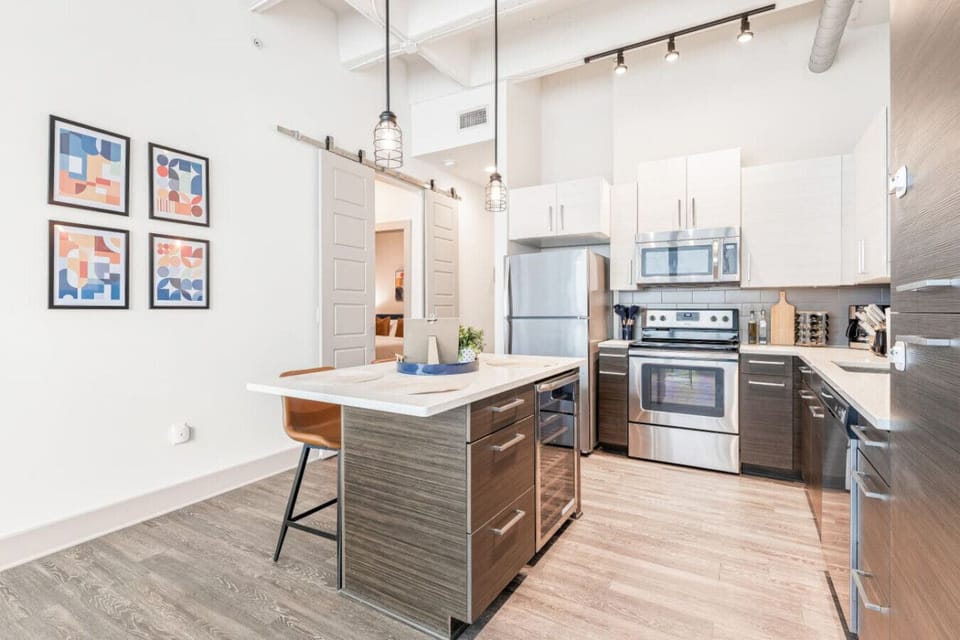 Kitchen: Sleek designs and vibrant decor invite culinary creativity and delightful gatherings!