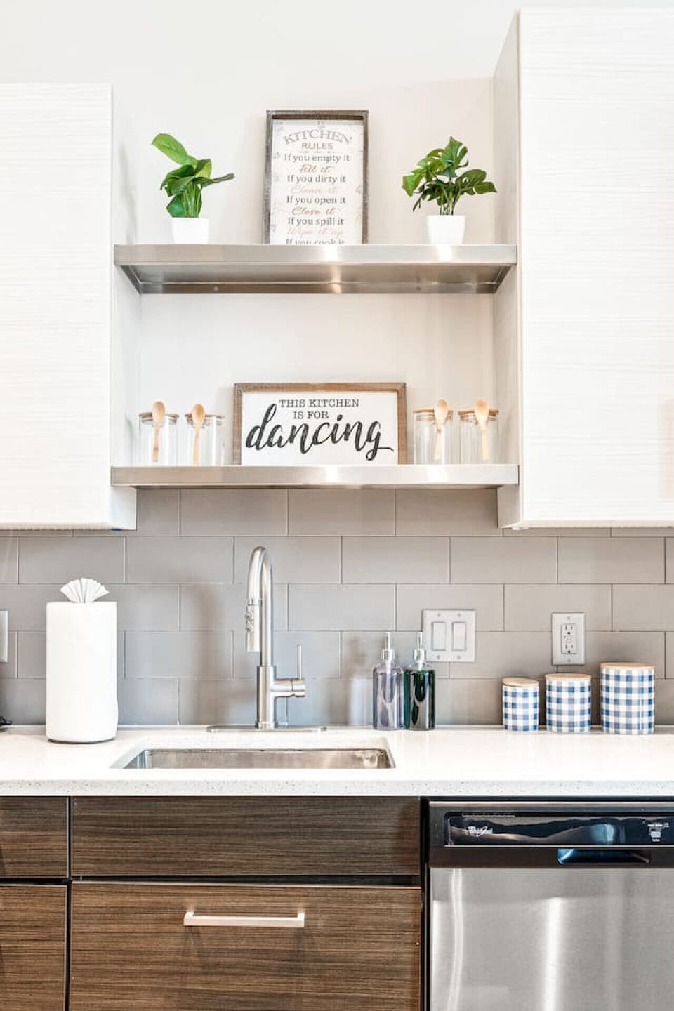 Kitchen: Infuse joy into your culinary adventures with playful decor and sleek, modern finishes!