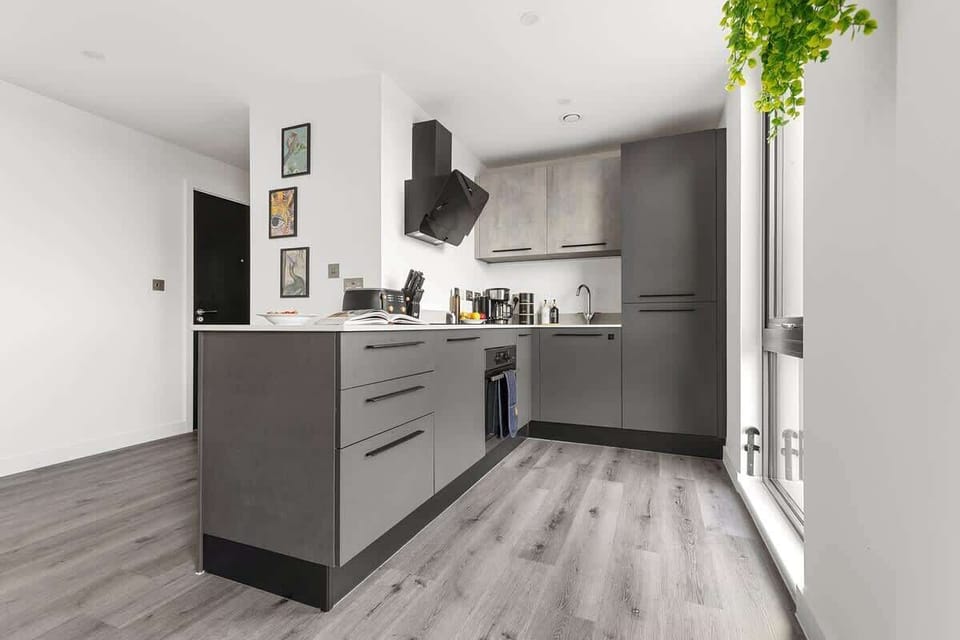 A bright, functional kitchen ready for home-cooked meals and shared moments.
