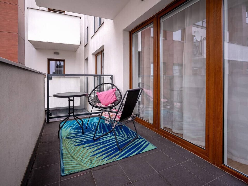 Cozy Private Balcony with Seating — Perfect for Morning Coffee | Book Now with RENTUJEMY.COM