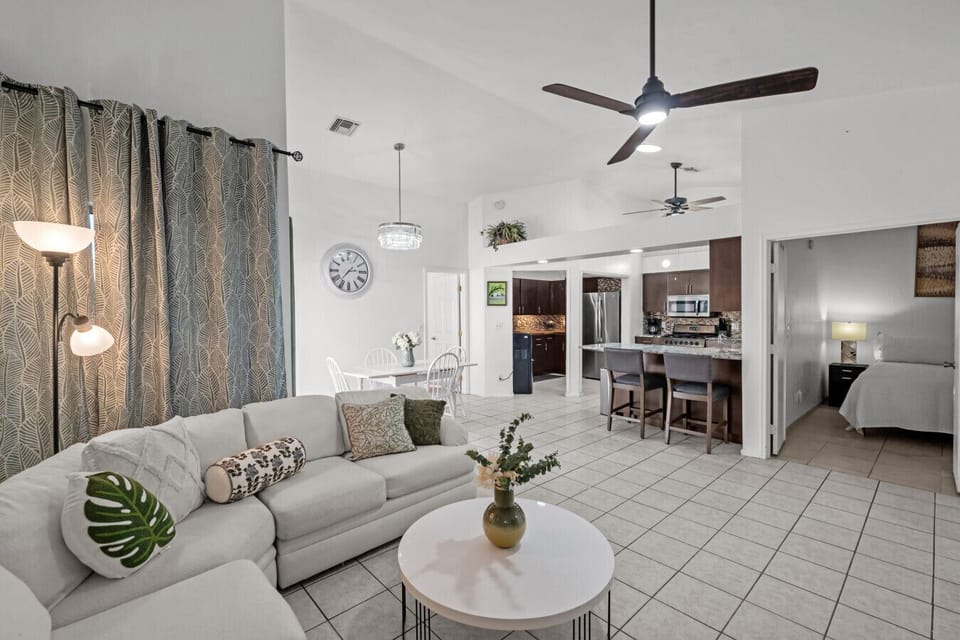 Open floor plan in main area