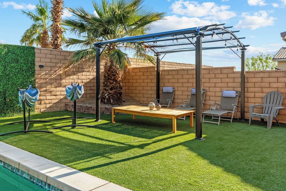 Spend slow afternoons under the shade, swaying in a hammock while the desert breeze sets the pace.