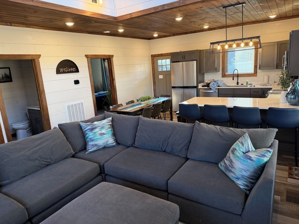 Open kitchen and Living soace