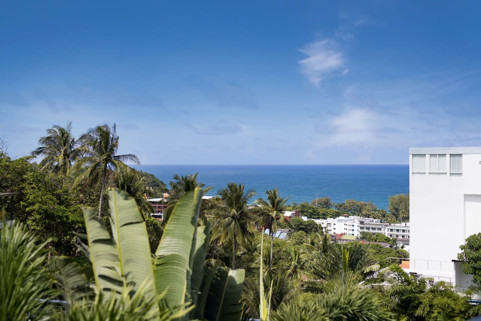 Views over Karon Beach to the Andaman Sea