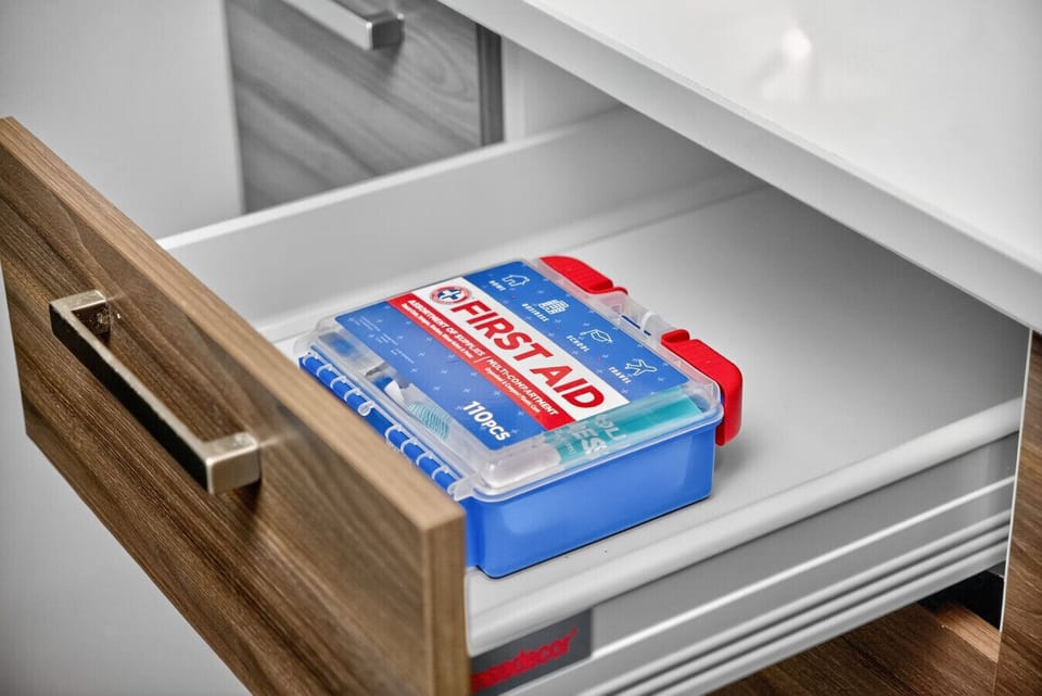 Peace of Mind – Fully stocked first-aid kit for added safety and comfort.