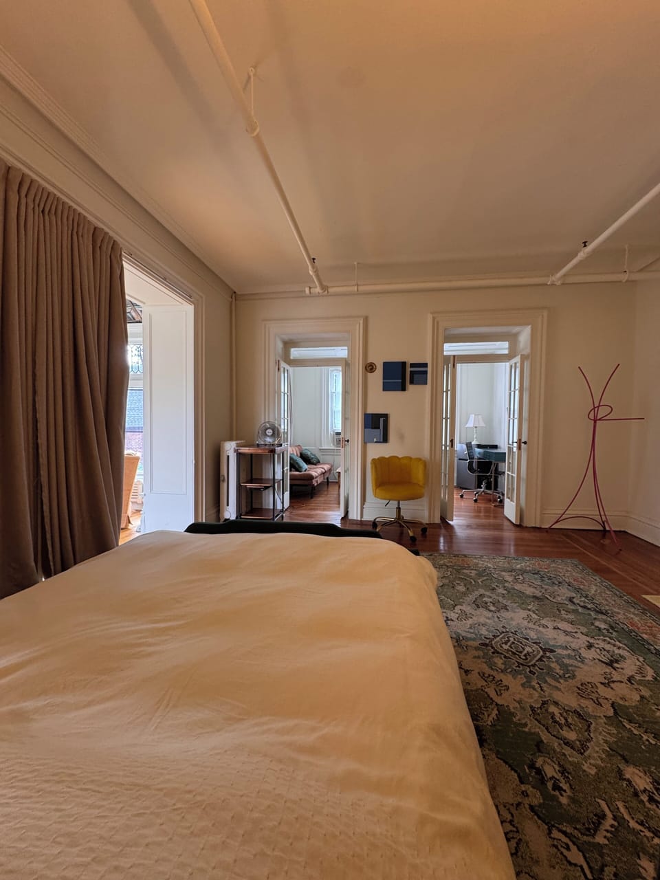 View of side room from bed area