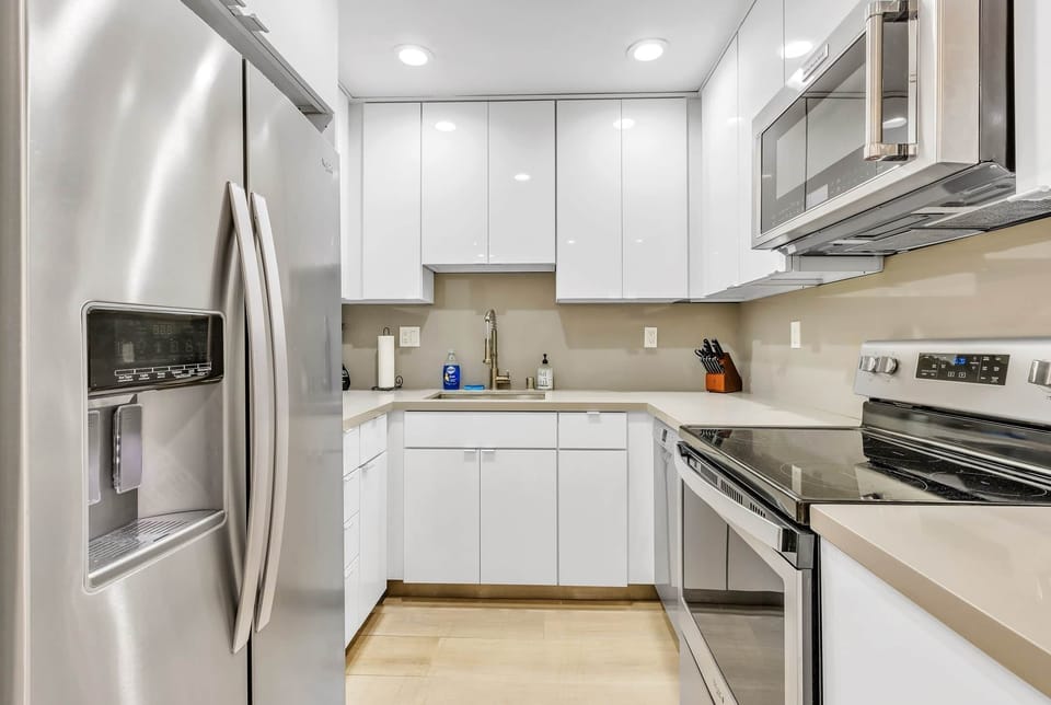 Experience the joy of cooking in our fully-equipped kitchen