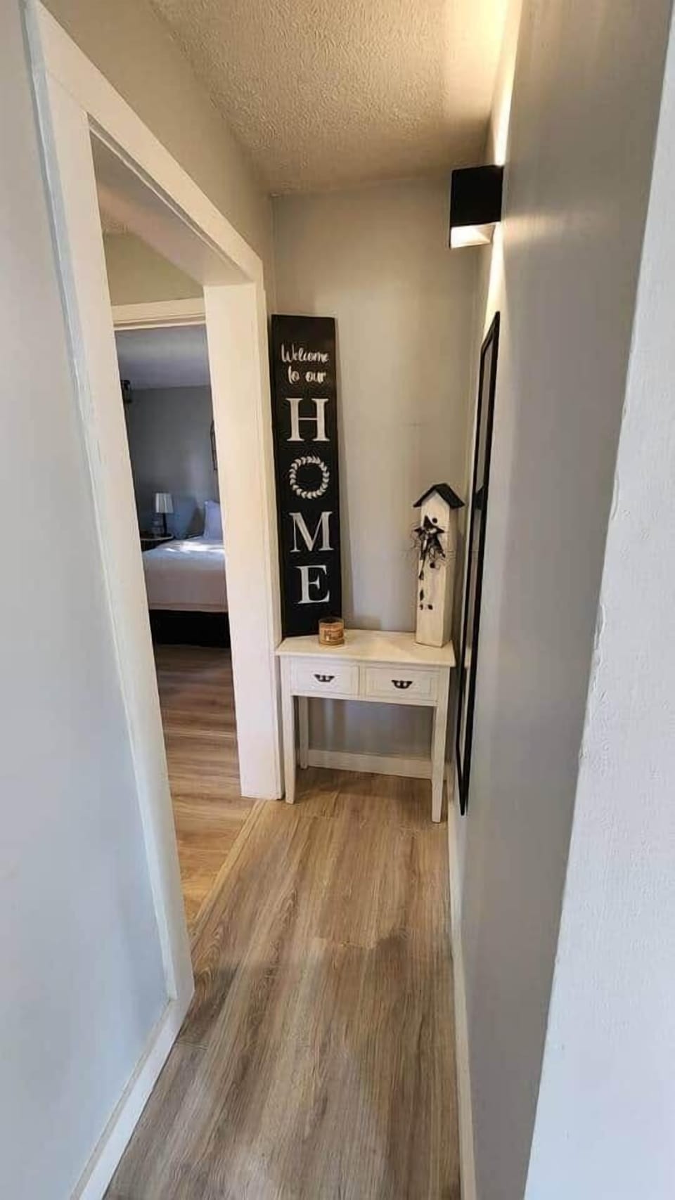 Hallway from kitchen to living room