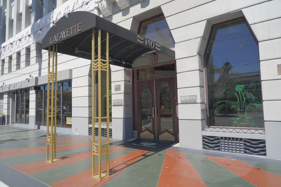 Lafayette building entrance