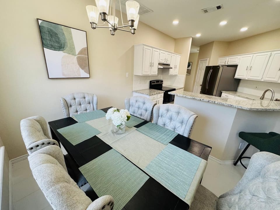 A dining space you’ll enjoy