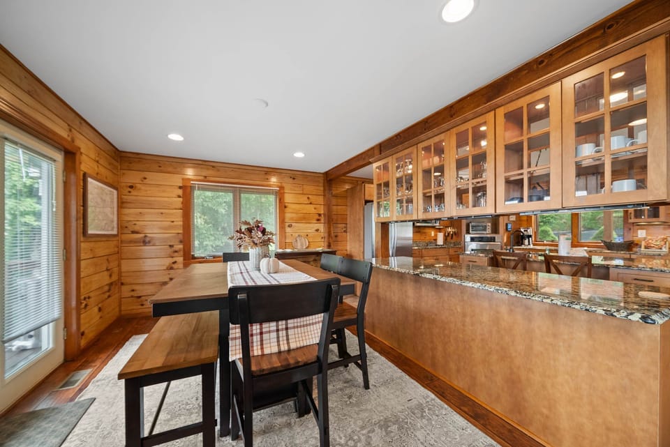 Convenient Pass Through from Kitchen to Dining