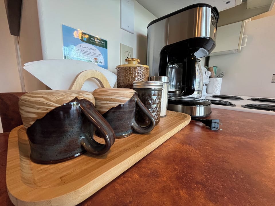 Coffee and tea are on the house.