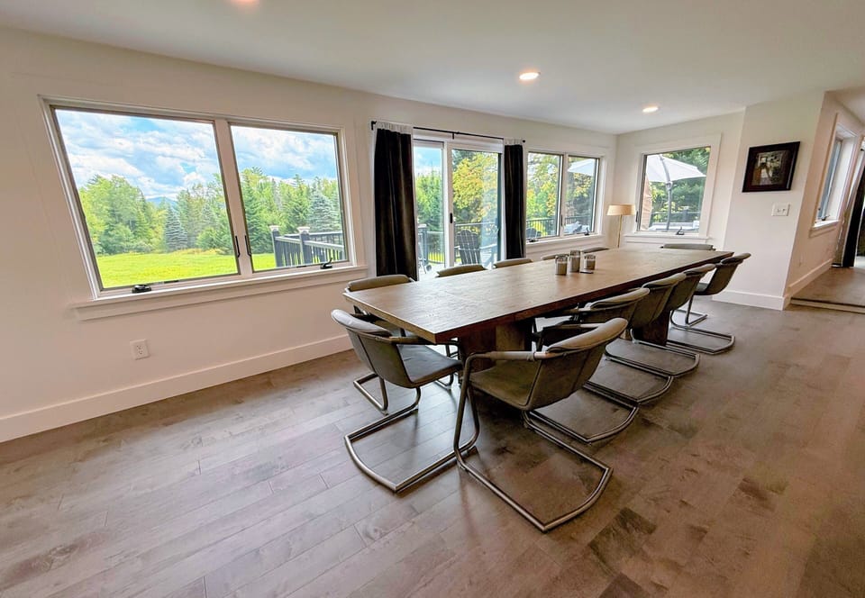 Large dining table