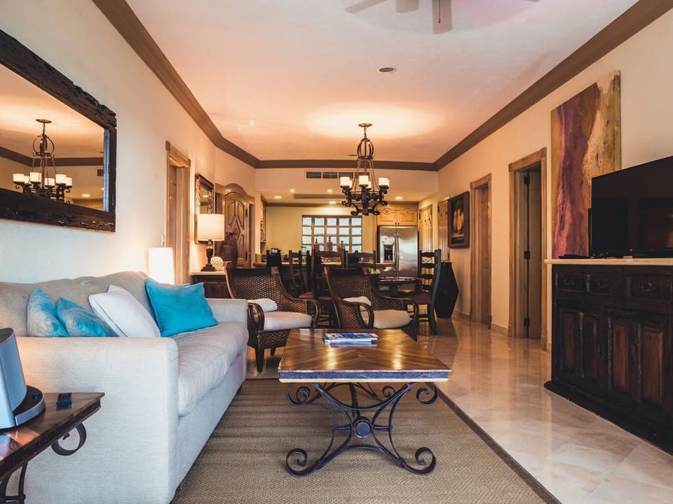 Open Concept Living, Dining and Kitchen Area