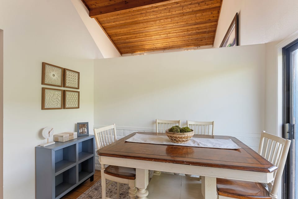 Dining area off of the kitchen