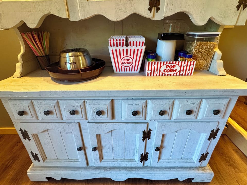Popcorn and s'mores machines make movie nights even better.