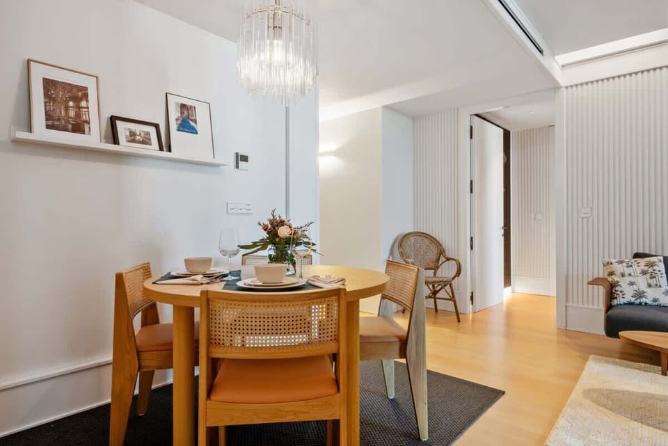 The dining table for four guests