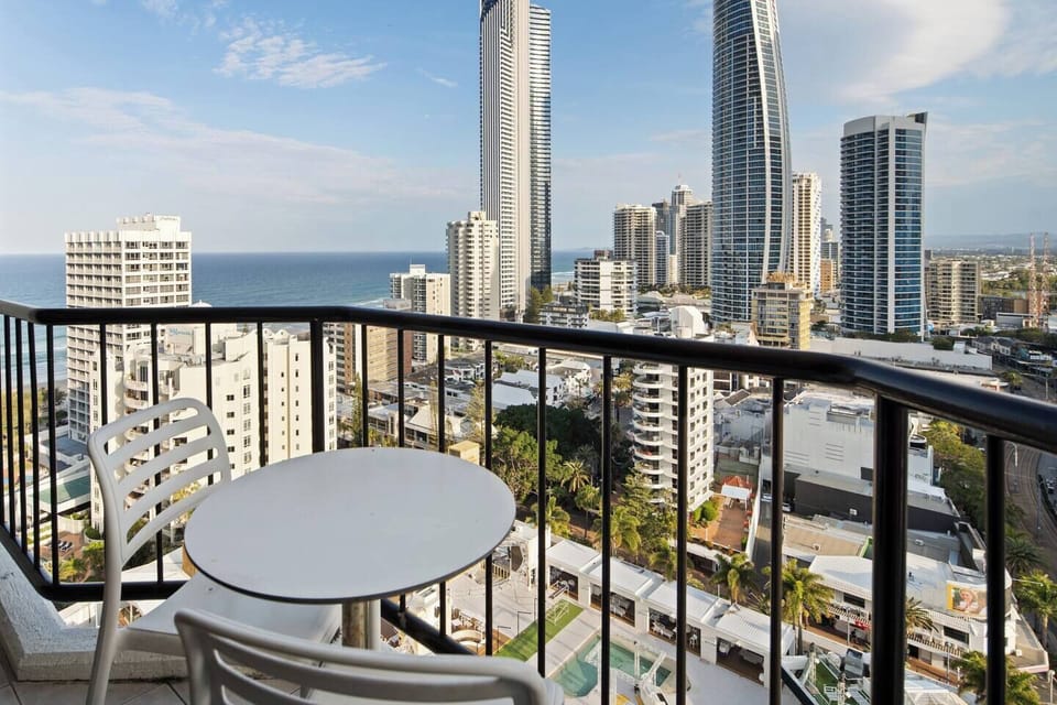 Sink into outdoor seating with a drink in hand as the sea breeze drifts in, making the balcony an ideal setting for slow mornings or evening unwinding.