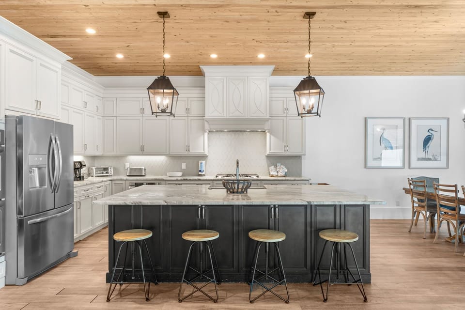 Beautiful Kitchen with Bar Seating