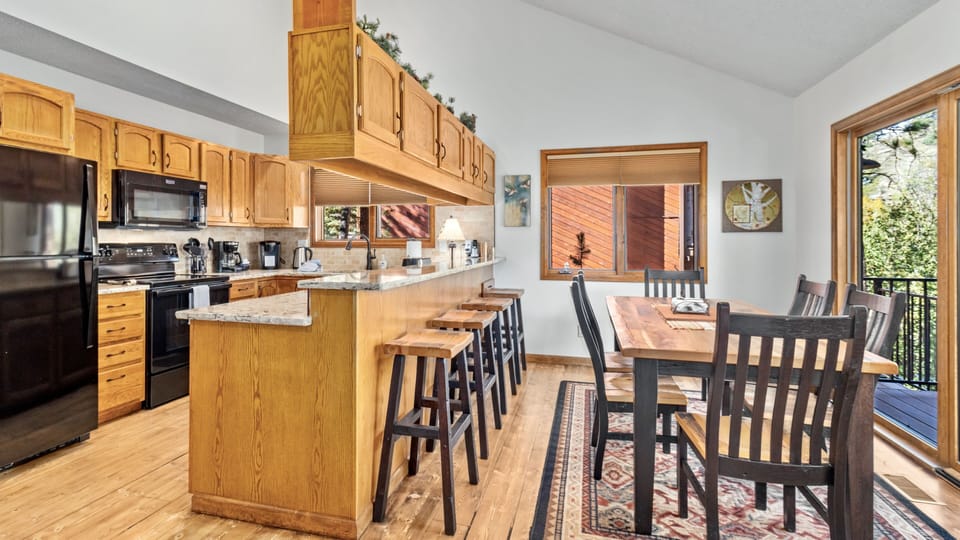 Indoors, Hardwood, Kitchen, Dining Room, Dining Table