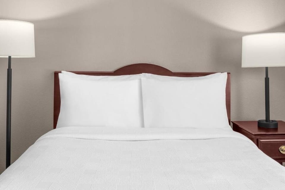 Sink into crisp linens and drift off peacefully.
