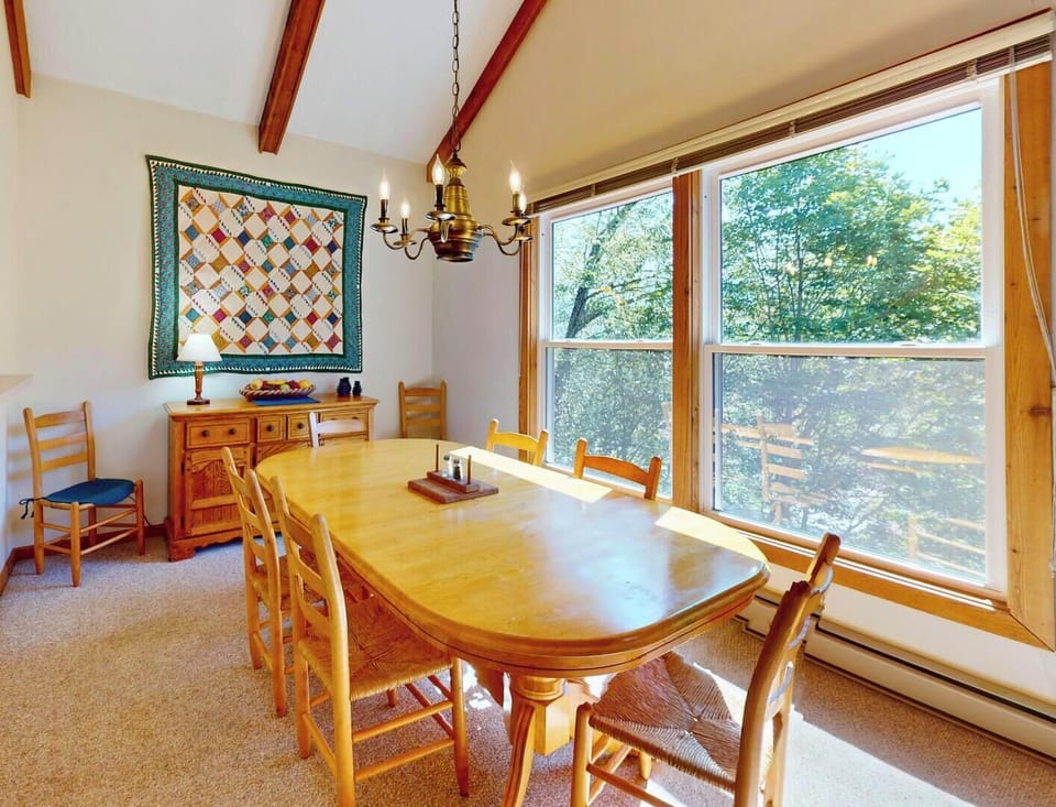 Dining Room with lots of natural light