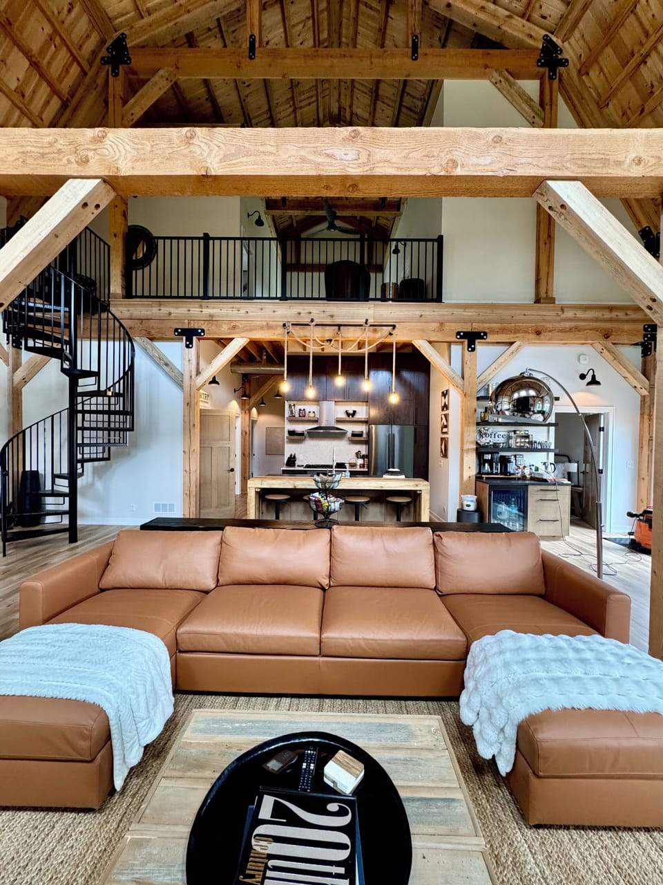 View to the kitchen